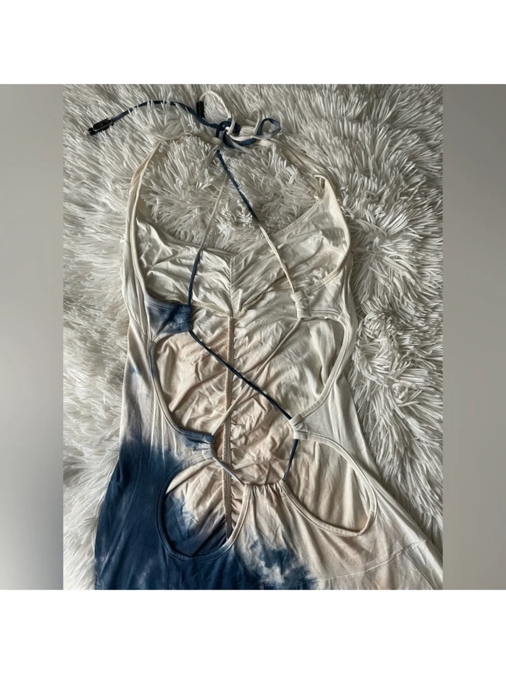 Michelle Jonas Tie Dye Strappy Dress Size S - Picture 2 of 4